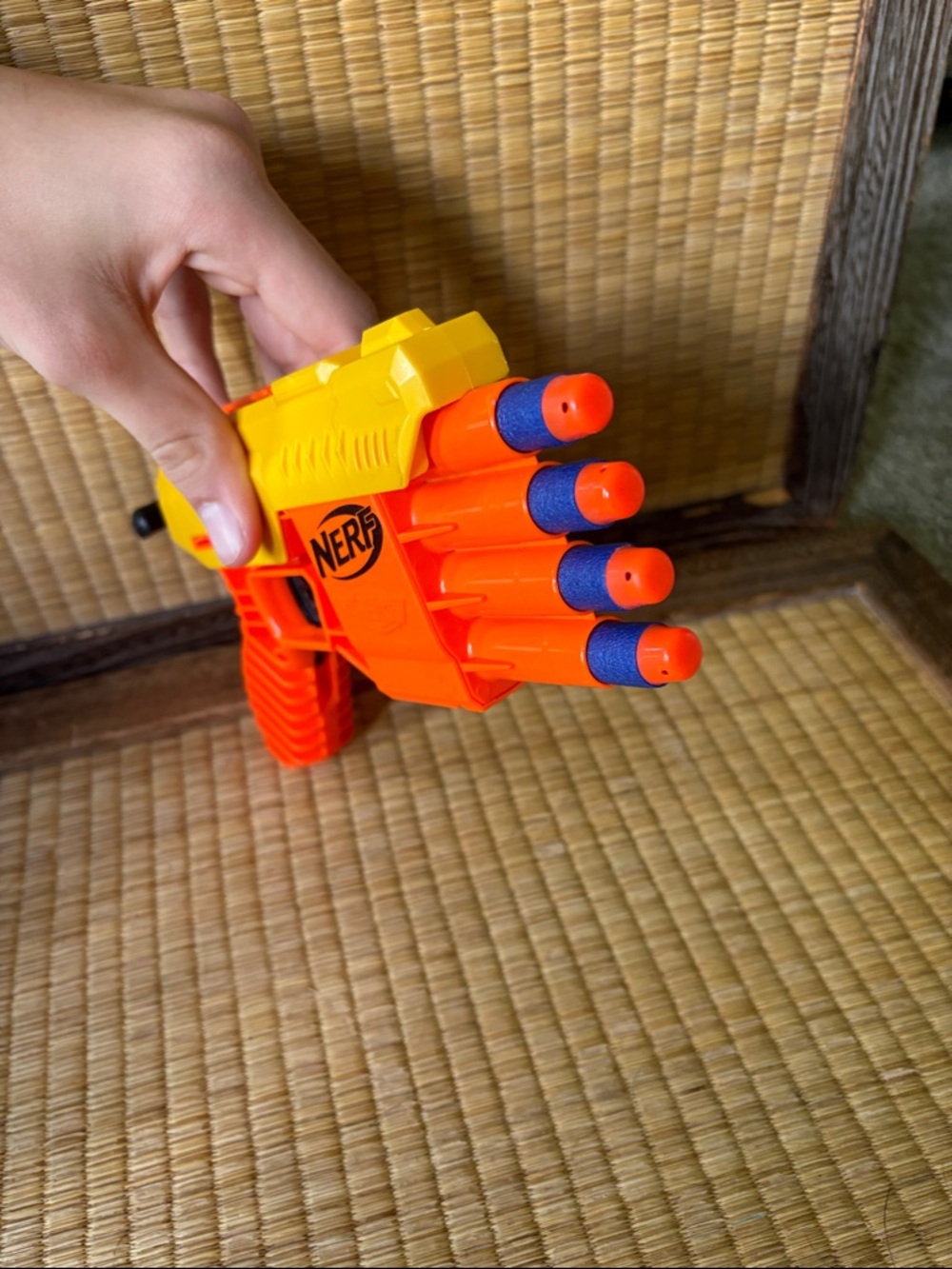 ☀️NERF: Alpha Strike Fang QS-4: Foam Dart Pocket Blaster with 4 Blue Foam Darts - Picture 4 of 4